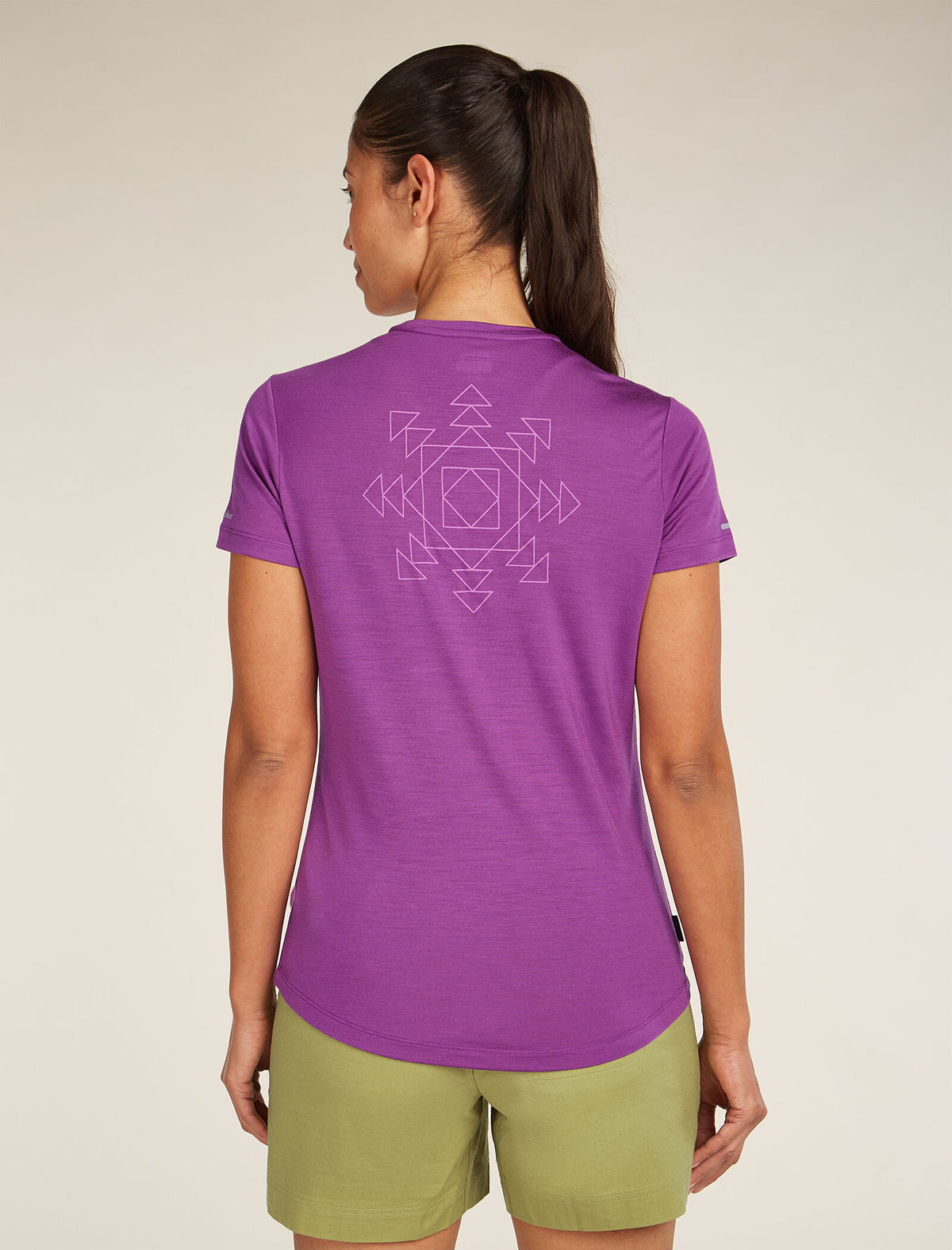 T-shirt a maniche corte in misto lana merino 125 Cool-Lite™ Sphere Fusion Donna  - 2