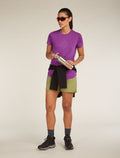 T-shirt a maniche corte in misto lana merino 125 Cool-Lite™ Sphere Fusion Donna  - 4