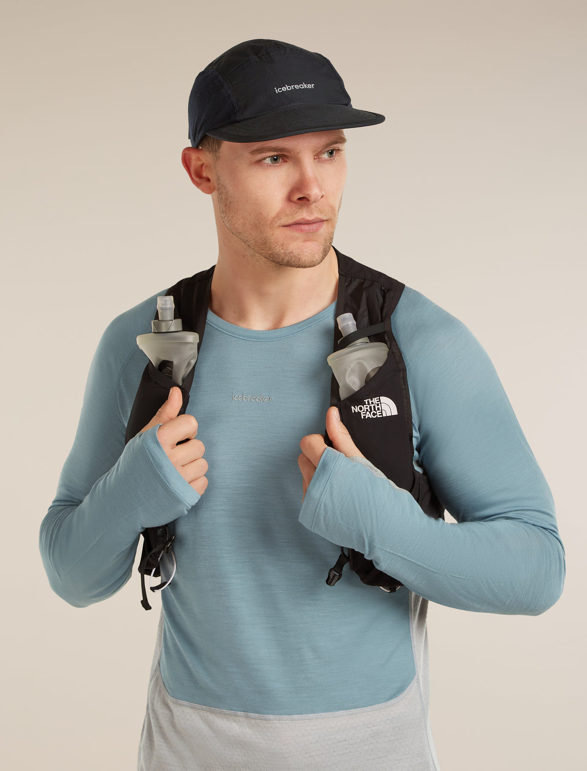 Shell+™ Windbreaker 5 Panel Cap Black - 3