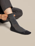 Women's Women Hike+ Crew Socks Obsidian/black - 2