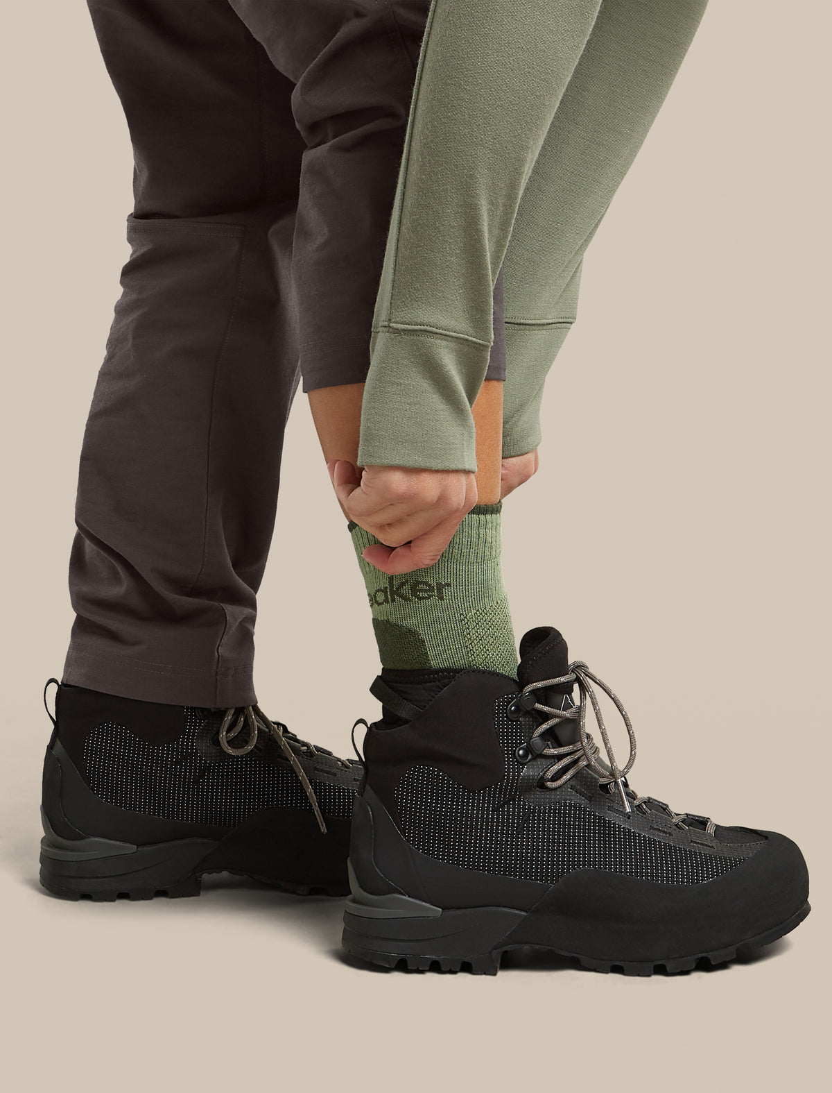 Calzini Hike+ Donna Lichen/Dk Loden - 4