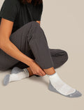 Women's Women Hike+ Mini Socks Ecru hthr/alloy - 2