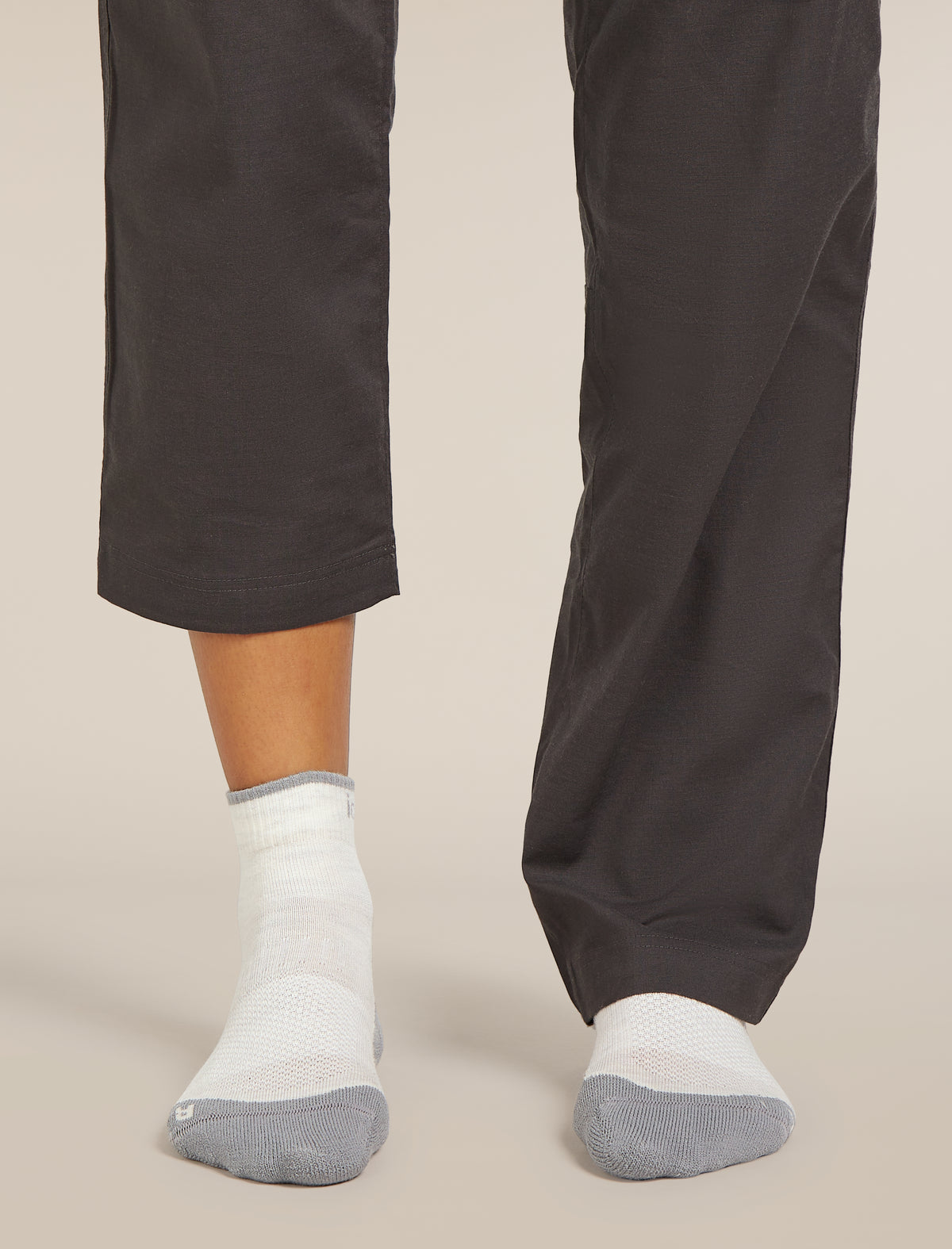 Women's Women Hike+ Mini Socks Ecru hthr/alloy - 4