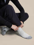 Women Hike+ Mini Socks Blizzard Hthr/Alloy - 5