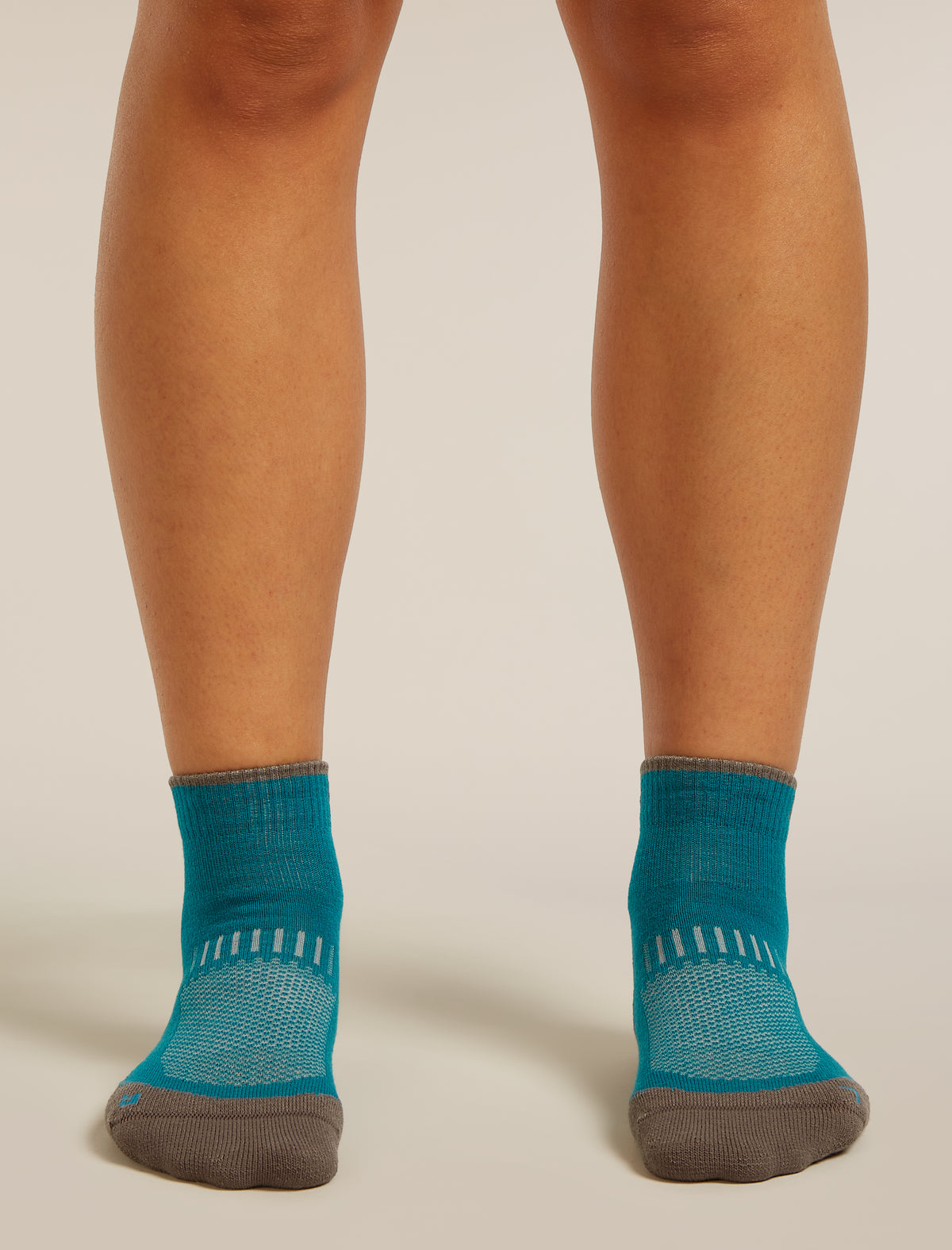 Women Hike+ Mini Socks Tidal Teal/Porcini - 2