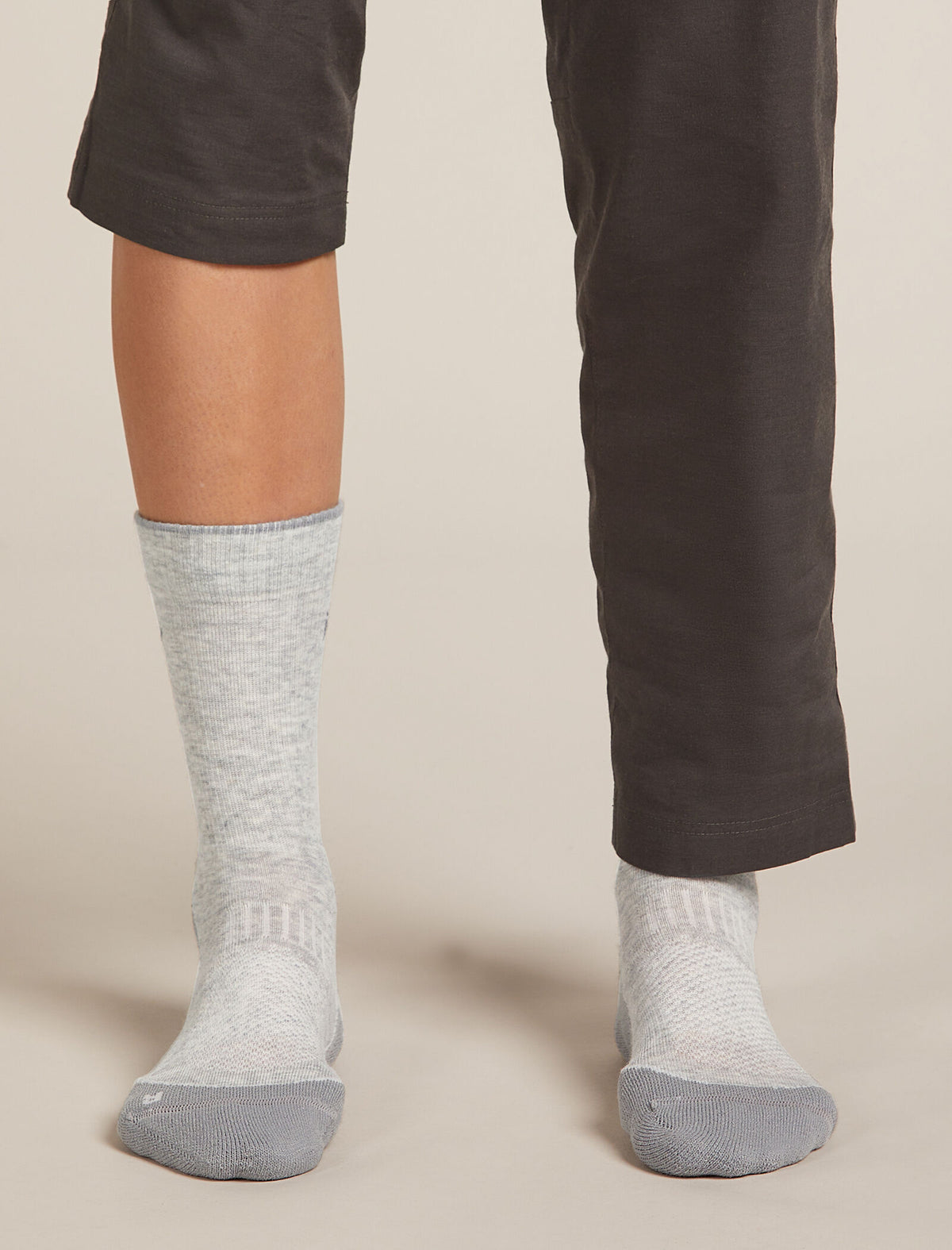 Women's Women Hike+ Crew Socks Blizzard Hthr/Alloy - 3