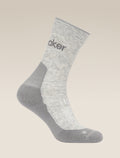 Women's Women Hike+ Crew Socks Blizzard Hthr/Alloy - 4