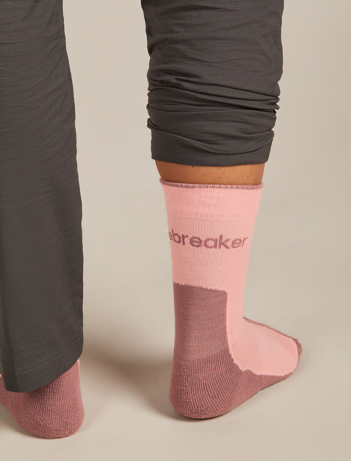 Women's Women Hike+ Crew Socks Blush/Summit - 1