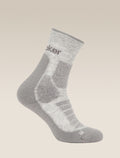 Women's Women Hike+ Crew Socks Blizzard Hthr/Alloy - 4