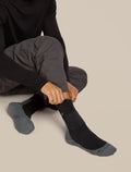 Men's Men Hike+ Crew Socks Black/obsidian - 2