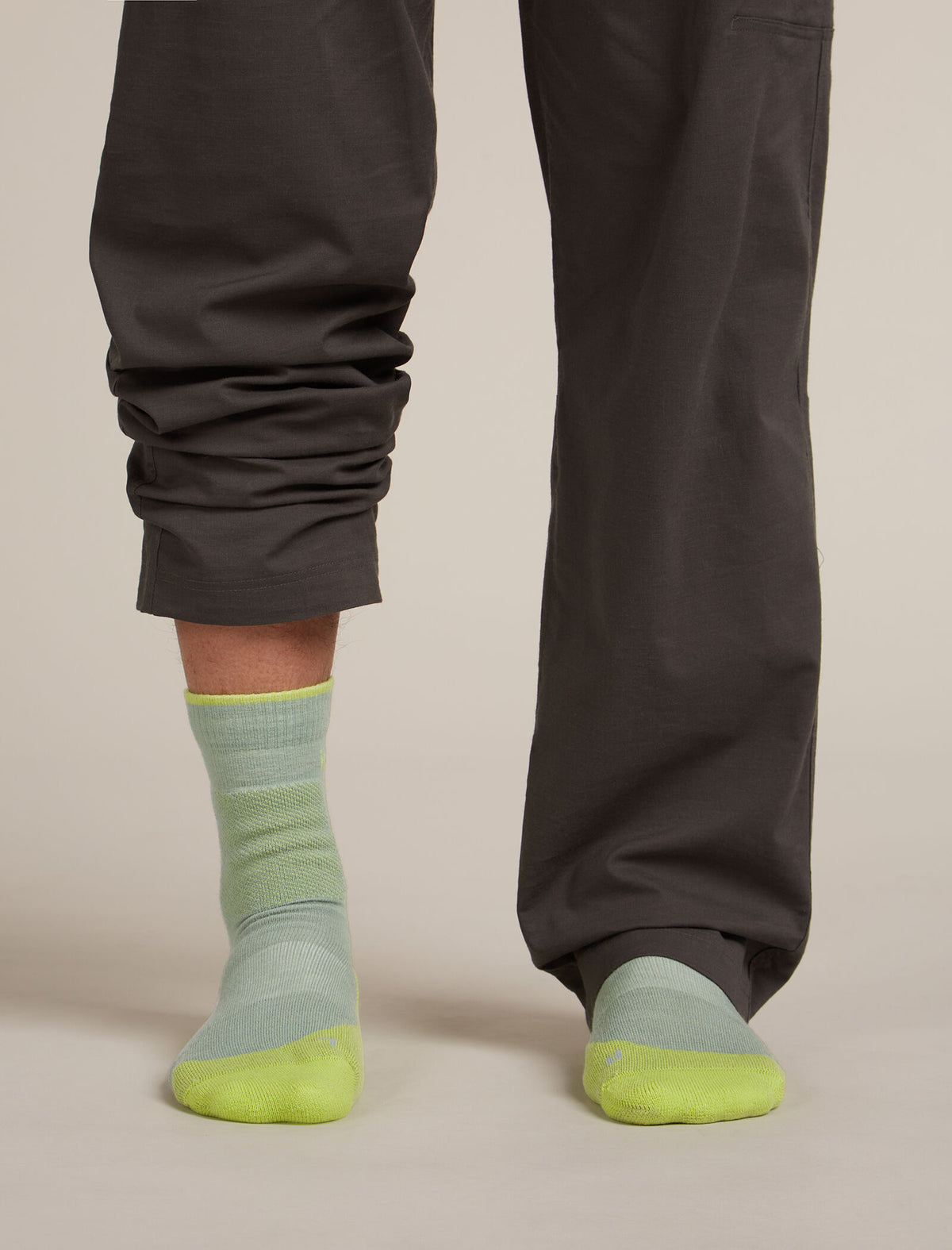 Men's Men Hike+ Crew Socks Seaglass/Peridot - 3