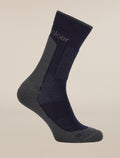 Men Hike+ Crew Socks Midnight Navy/Obsidian - 3