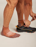 Men's Merino Hike+ Light Mini Socks Dusty clay/carob - 1