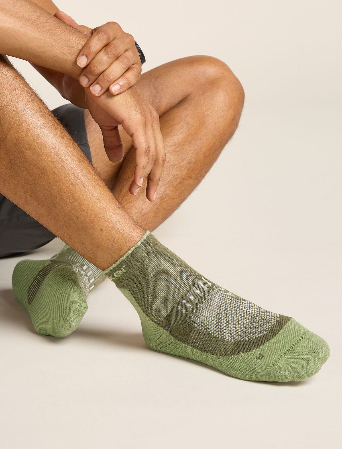 Men's Men Hike+ Mini Socks Loden/Lichen - 2