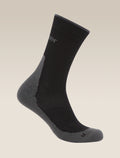 Men's Men Hike+ Crew Socks Black/obsidian - 1