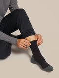Men's Men Hike+ Crew Socks Black/obsidian - 2