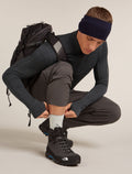 Men's Men Hike+ Crew Socks Blizzard Hthr/Alloy - 1