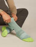 Men's Men Hike+ Crew Socks Seaglass/Peridot - 2