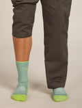 Men's Men Hike+ Crew Socks Seaglass/Peridot - 3