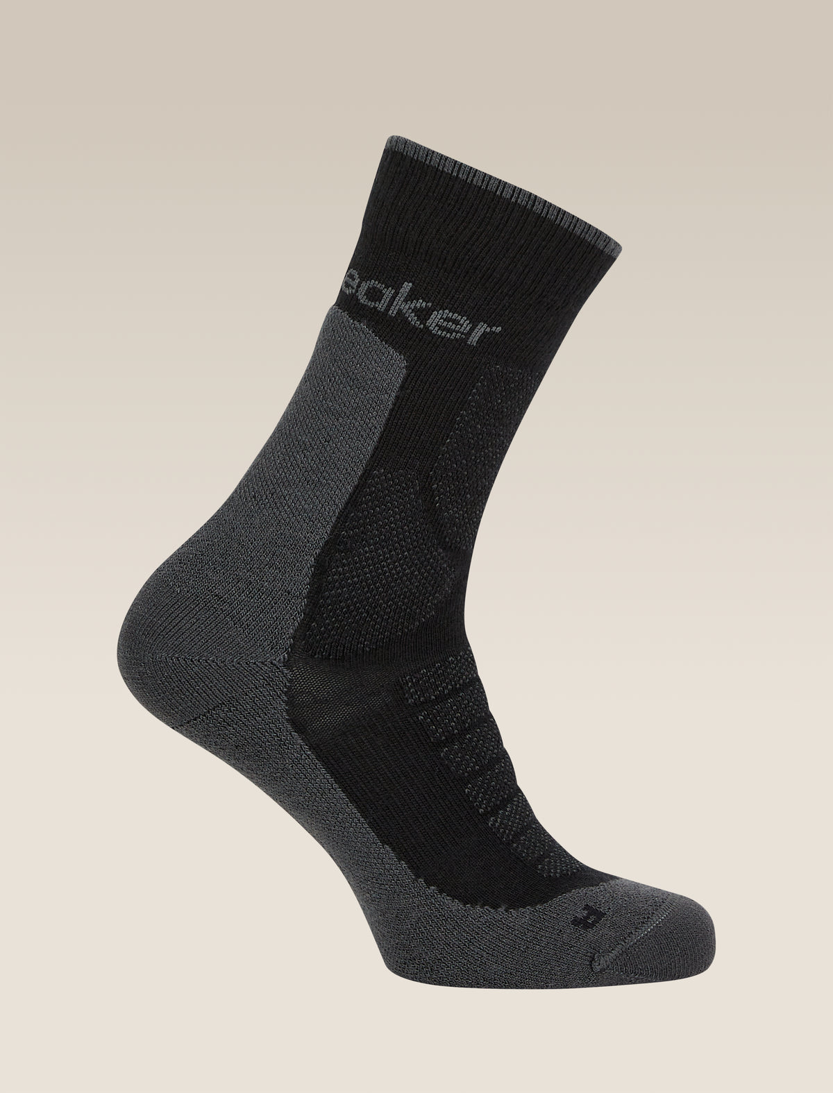 Men Hike+ Crew Socks Black/Obsidian - 3