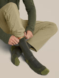 Men Hike+ Crew Socks Dk Loden/Sphagnum - 5