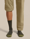 Men Hike+ Crew Socks Dk Loden/Sphagnum - 2