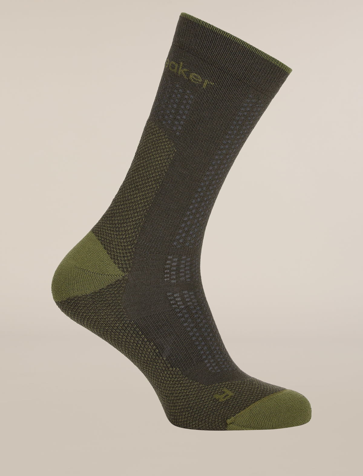 Men Hike+ Crew Socks Dk Loden/Sphagnum - 3