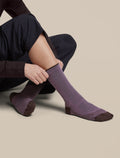 Calzini ultraleggeri Hike+ Donna Grey Plum/Bittersweet - 5
