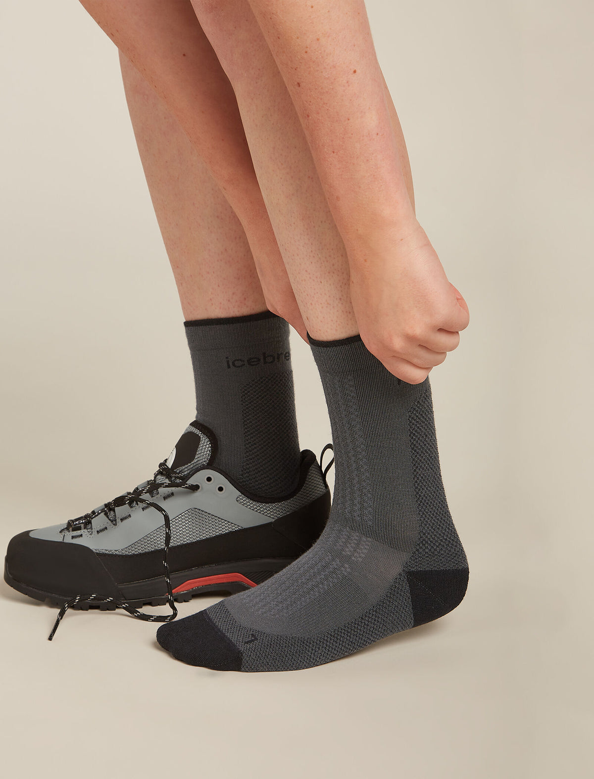 Calzini ultraleggeri in lana merino Hike+ Quarter Donna  - 1