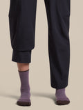 Women Hike+ Quarter Socks Grey Plum/Bittersweet - 2