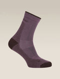 Women Hike+ Quarter Socks Grey Plum/Bittersweet - 3