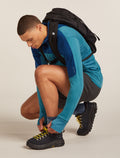 Men's Men Run+ Crew Socks Fusion Dye Graphite Fd/Graphite - 1
