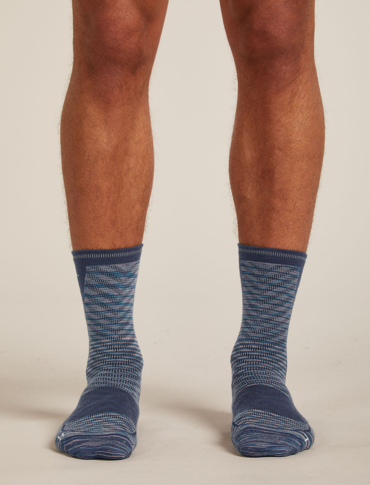 Men's Men Run+ Crew Socks Fusion Dye Graphite Fd/Graphite - 3
