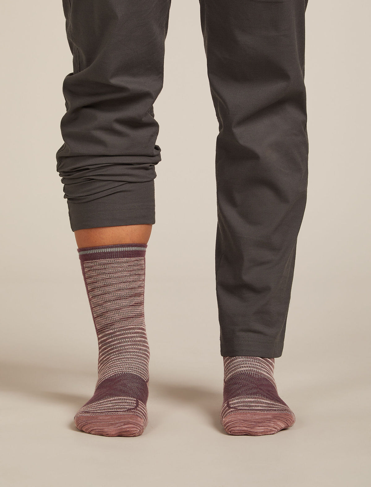 Women's Women Run+ Crew Socks Fusion Dye Summit Fd/Java - 3