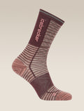 Women's Women Run+ Crew Socks Fusion Dye Summit Fd/Java - 4