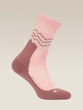 Women's Women Hike+ Crew Socks Blush/Summit - 4