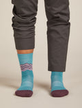 Women's Women Hike+ Crew Socks Topaz/Java - 3
