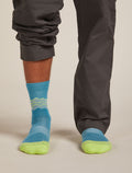 Men's Men Hike+ Crew Socks Topaz/Peridot - 3