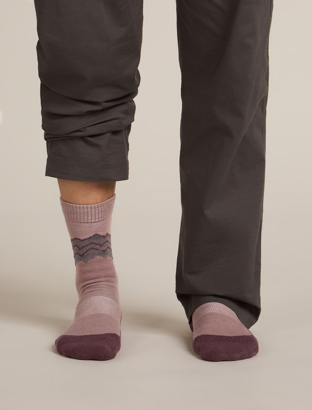 Men's Men Hike+ Crew Socks Across the Peaks Summit/Java - 3