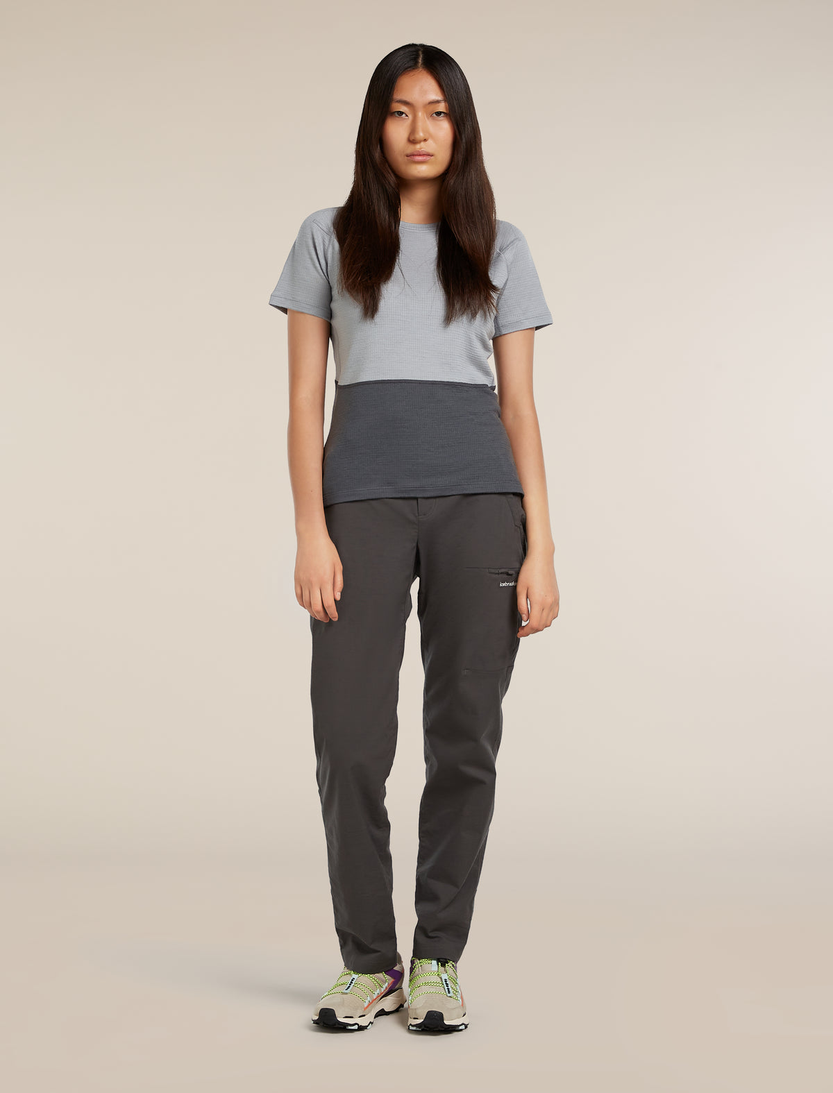 Merino 200 Waffelstruktur Elevation Kurzarm T-Shirt Damen  - 3