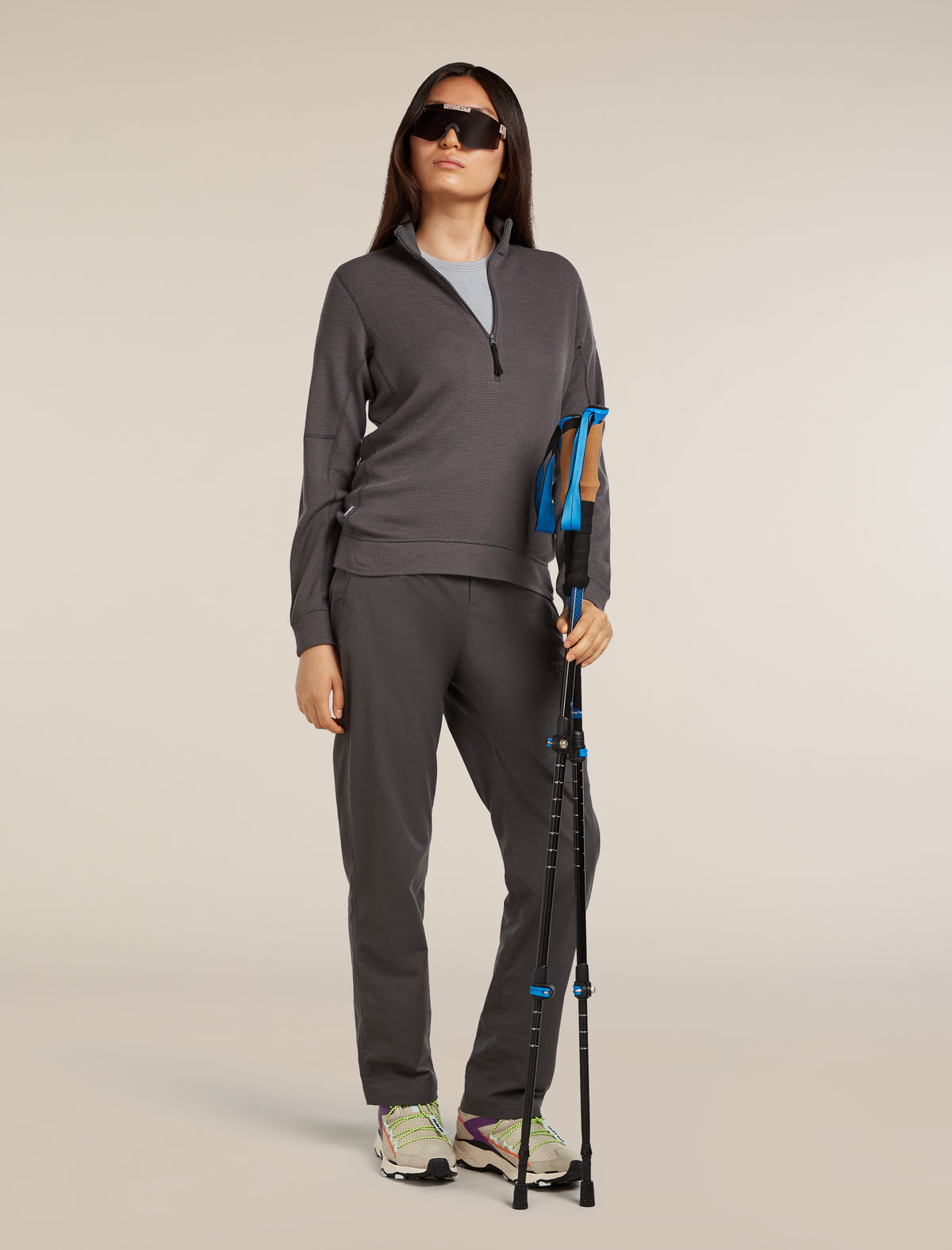 Merino 200 Waffelstruktur Elevation Kurzarm T-Shirt Damen  - 4