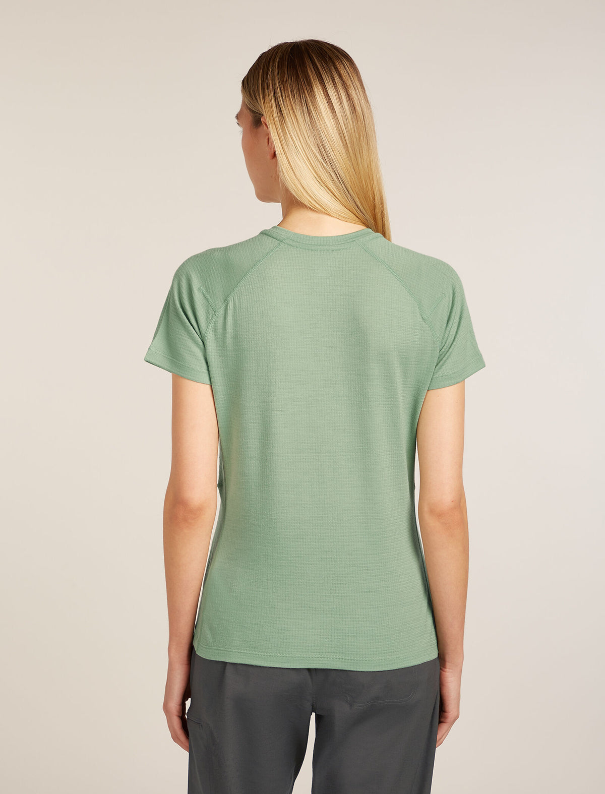 Women's 200 Waffle Elevation T-shirt Seaglass - 2