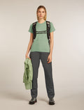 Women's 200 Waffle Elevation T-shirt Seaglass - 4