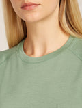 Women's 200 Waffle Elevation T-shirt Seaglass - 5