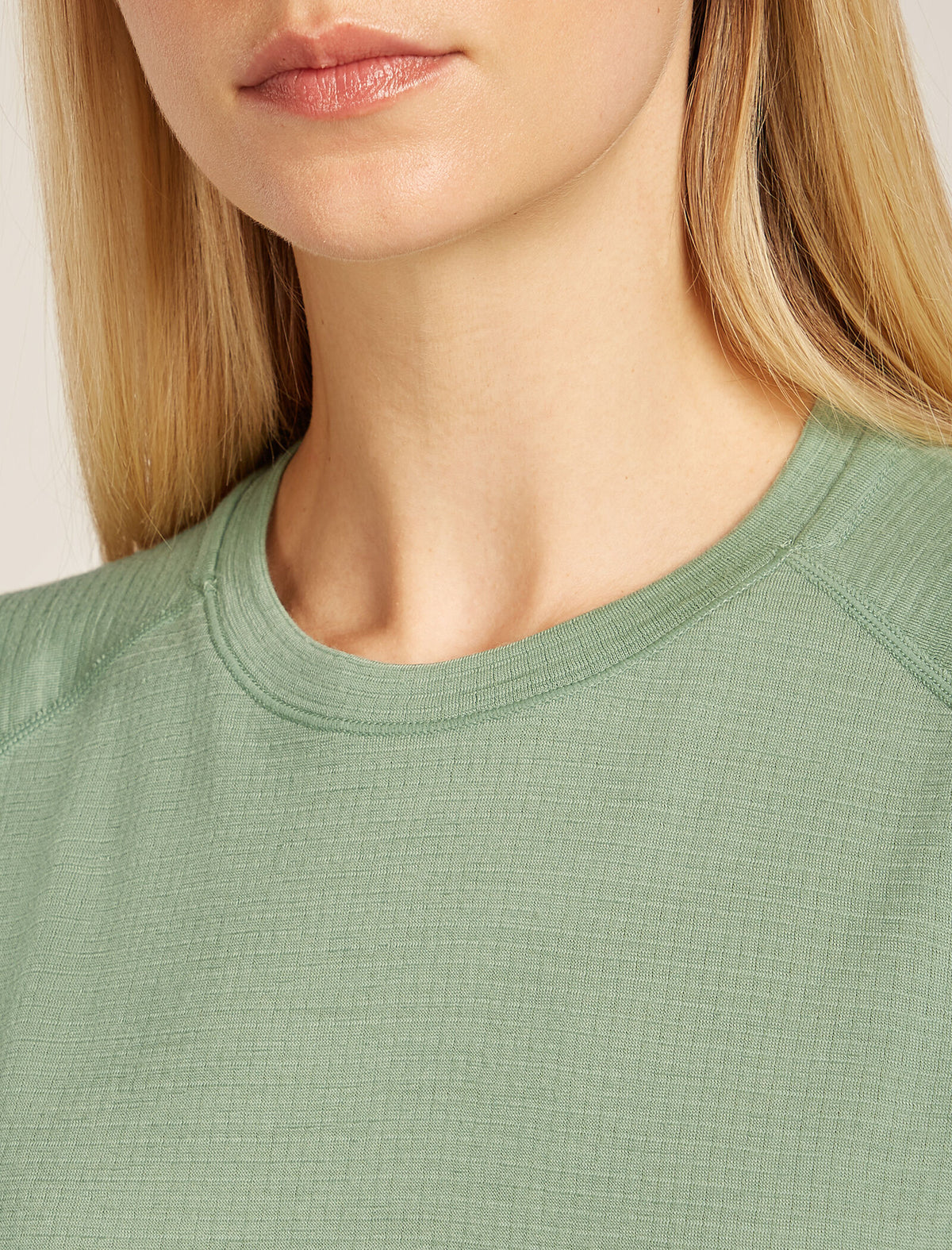Women's 200 Waffle Elevation T-shirt Seaglass - 5