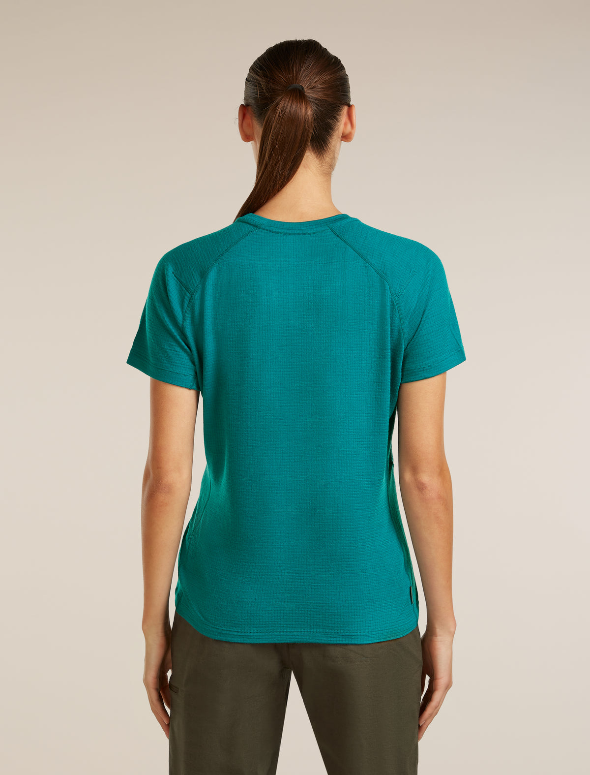 200 Waffle Elevation T-Shirt Tidal Teal - 2