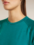 200 Waffle Elevation T-Shirt Tidal Teal - 5