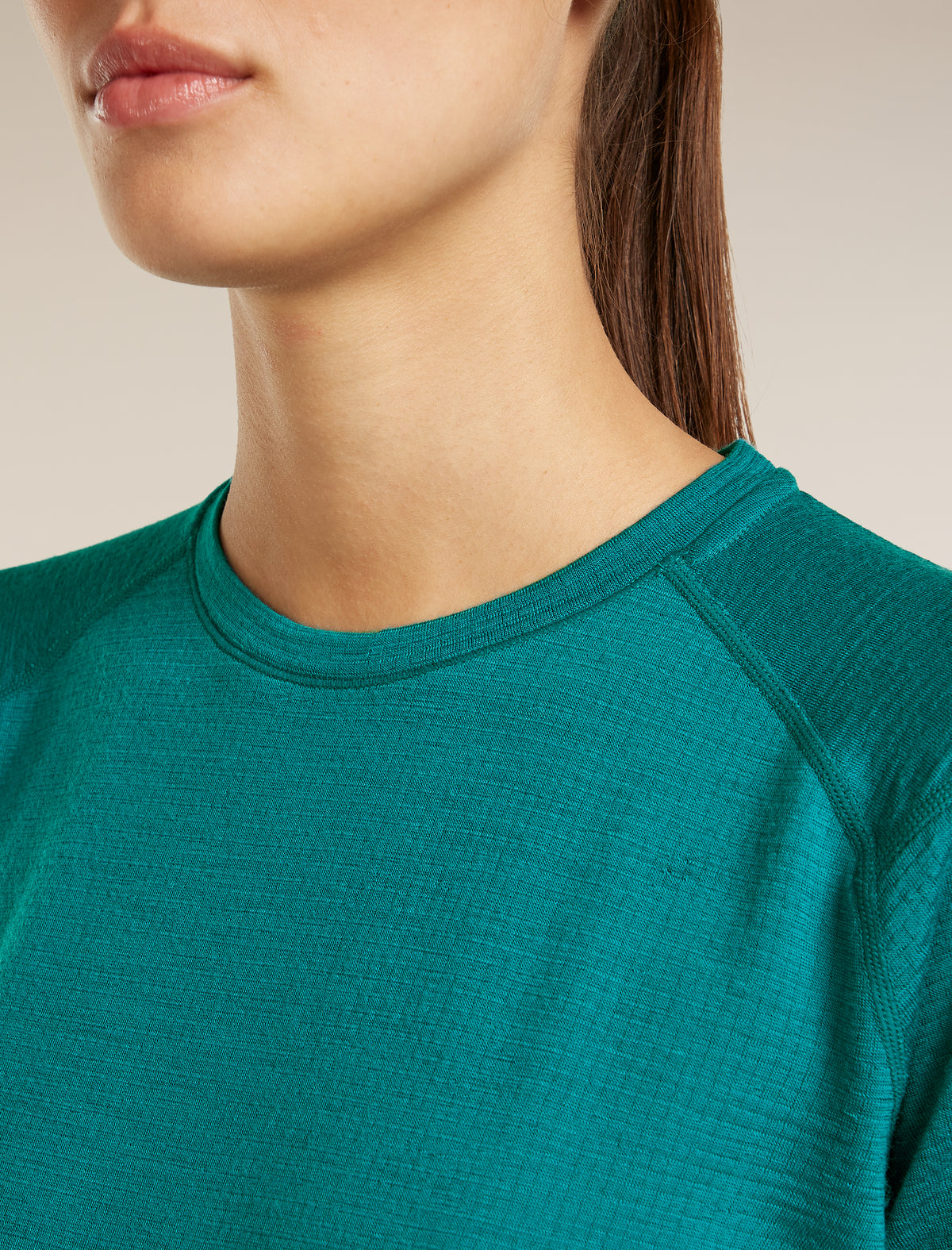 200 Waffle Elevation T-Shirt Tidal Teal - 5