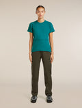 200 Waffle Elevation T-Shirt Tidal Teal - 3