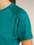 200 Waffle Elevation T-Shirt Tidal Teal - 6